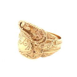 Pre Owned 9ct Saddle Ring ZX386